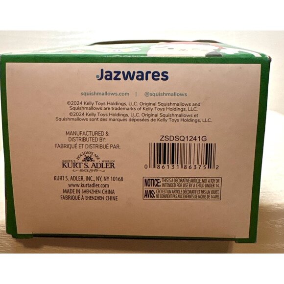 Squishmallows Gordon as Nutcracker Ornament Christmas Jazwares Kelly Toys 2024 - Picture 6 of 6